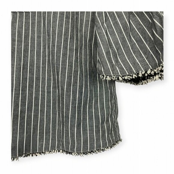 Anthropologie Dolan Bell Sleeve Striped Cotton Blouse Size S - Picture 5 of 10